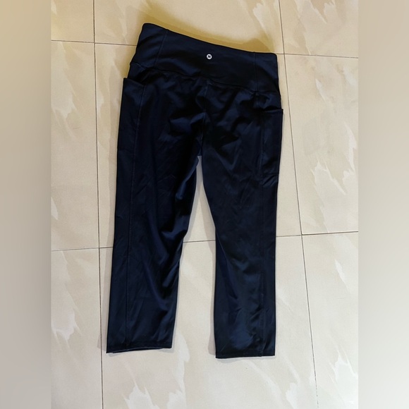 RBX Leggings Capri 3/4 Length Black High Waisted Pockets - Picture 16 of 16